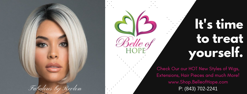 A welcome banner for Belle of Hope Beauty