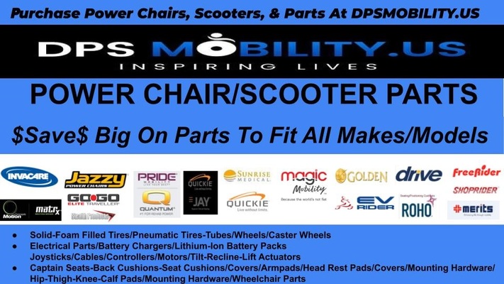 A welcome banner for DPS Mobility, New/Refurbished Powerchairs-Scooters-Parts