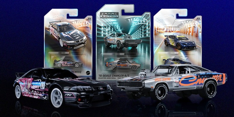 A welcome banner for Blue Star Diecast