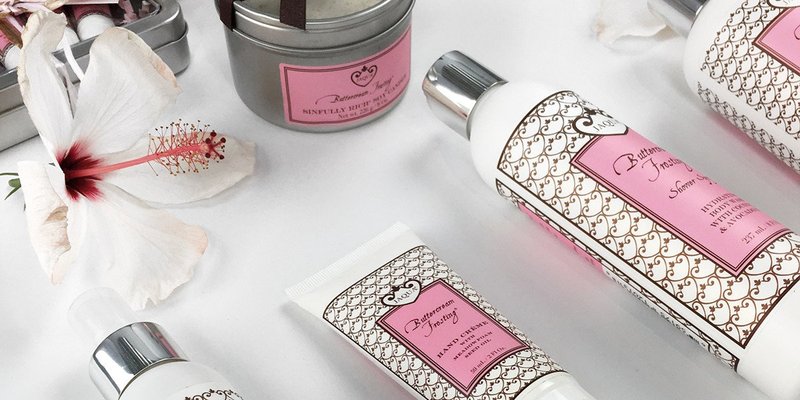 A welcome banner for Jaqua Bath & Body