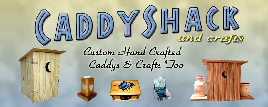 A welcome banner for CaddyShack & Crafts