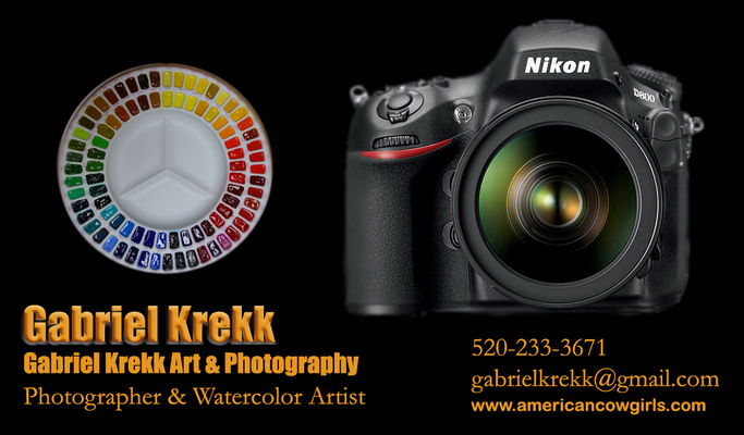 A welcome banner for Gabriel Krekk Art & Photography LLC - Limited Edition Prints