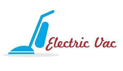 A welcome banner for Electric Vac's Booth