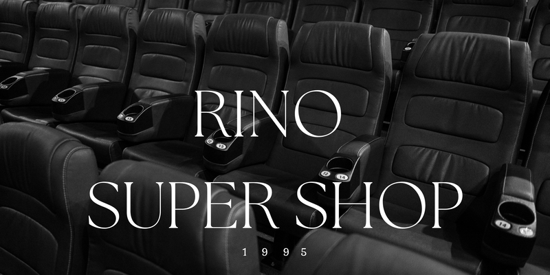 A welcome banner for Rino Super Shop