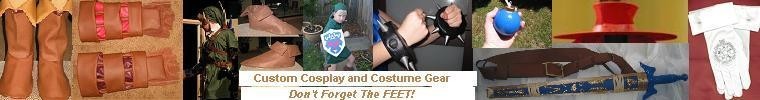 A welcome banner for Costume Parts 