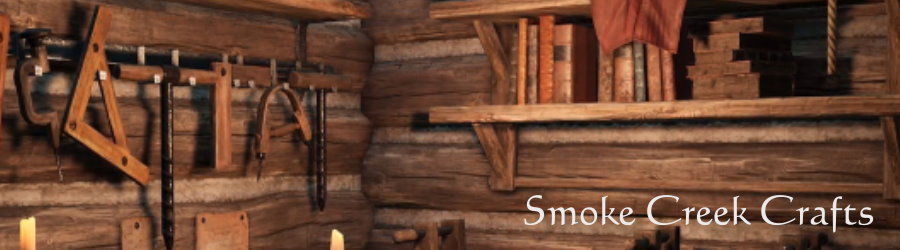 A welcome banner for Smoke Creek Crafts