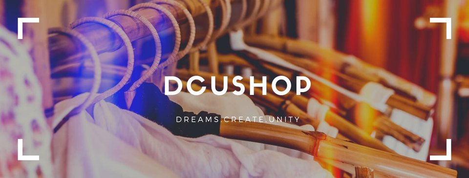 A welcome banner for dcushop