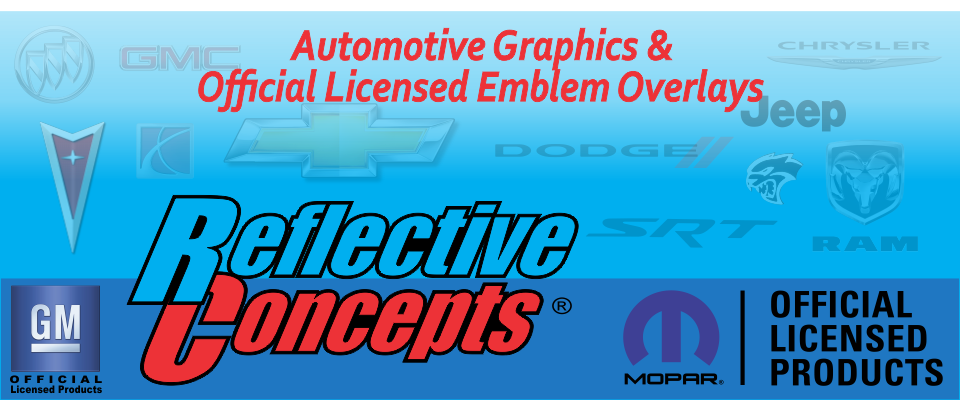 A welcome banner for Reflective Concepts