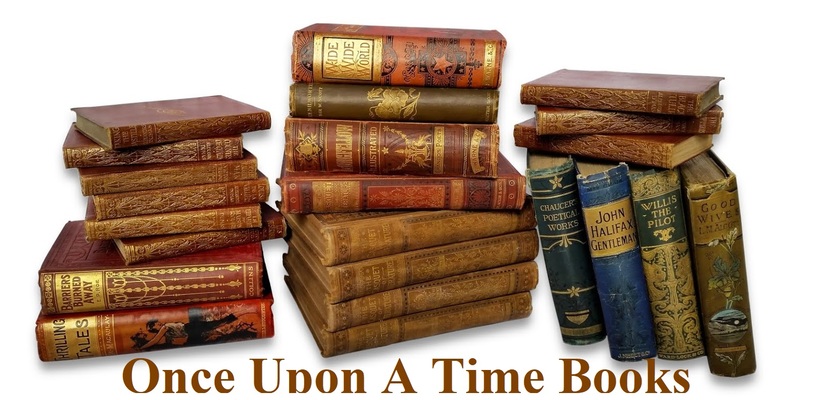 A welcome banner for Once Upon A Time Books 