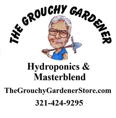 A welcome banner for The Grouchy Gardener