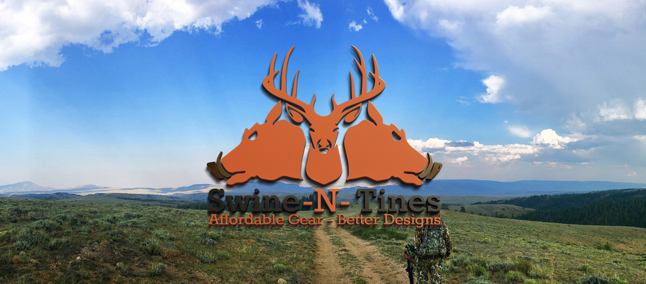 A welcome banner for Swine-N-Tines's Booth