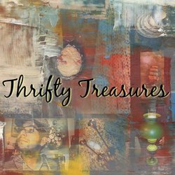 A welcome banner for Thrifty Treasures
