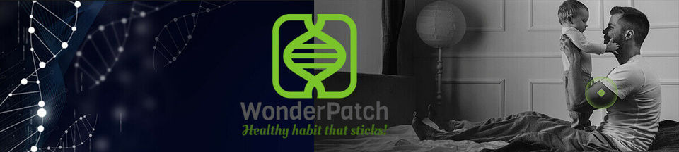 A welcome banner for WonderPatch Booth