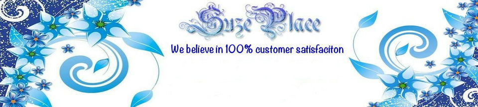 A welcome banner for Susan's store