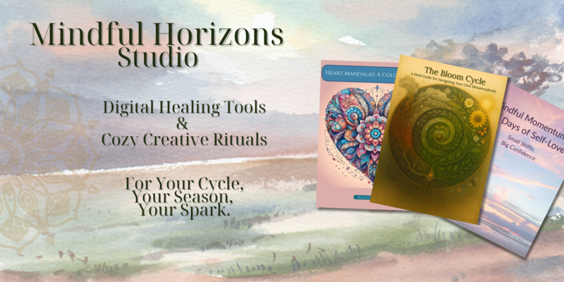 A welcome banner for Mindful Horizons Studio