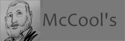 A welcome banner for McCool's