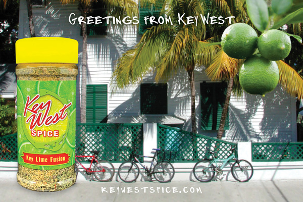 A welcome banner for Key West Spice
