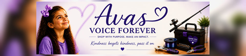 A welcome banner for AVAS VOICE FOREVER