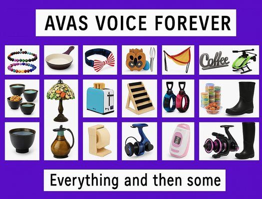 A welcome banner for AVASVOICEFOREVER