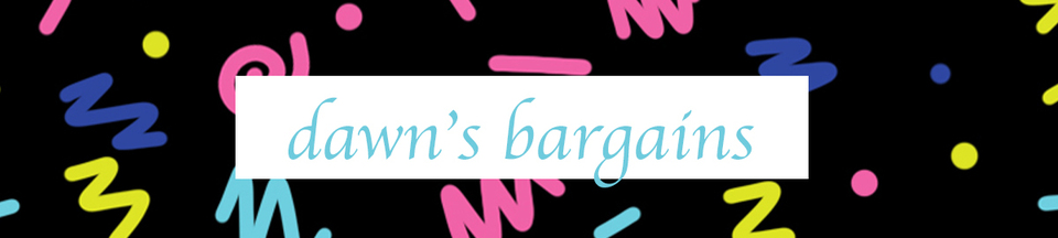 A welcome banner for Dawn's store