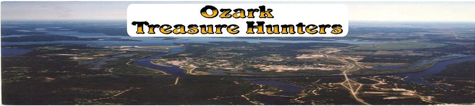 A welcome banner for Ozark Treasure Hunters