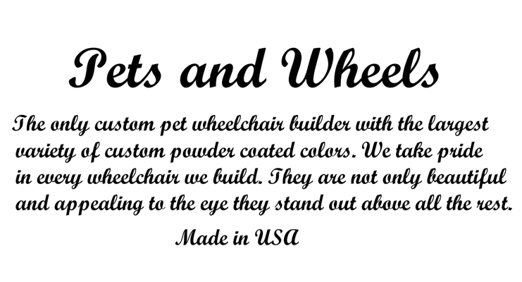 A welcome banner for Pets and Wheels' store
