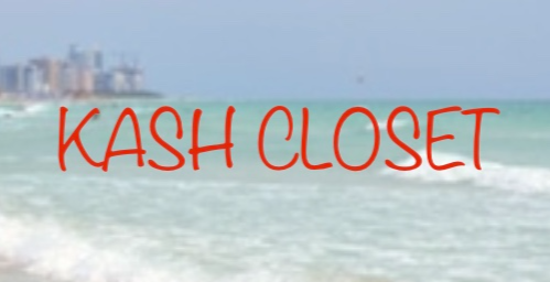 A welcome banner for KashCloset
