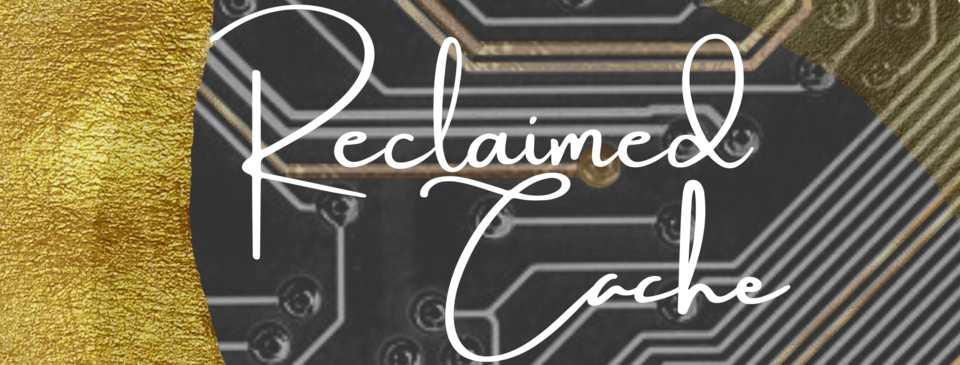 A welcome banner for Reclaimed Cache