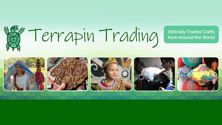 A welcome banner for Terrapin TradingLtd - Fair Trade Gifts from Around the World 