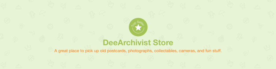 A welcome banner for Dee Archivist's Booth