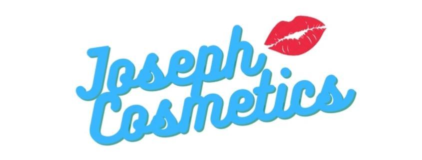 A welcome banner for Joseph Cosmetics's Booth