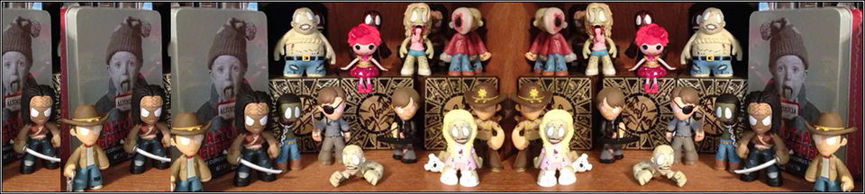 A welcome banner for Lucky Larry's Collectibles