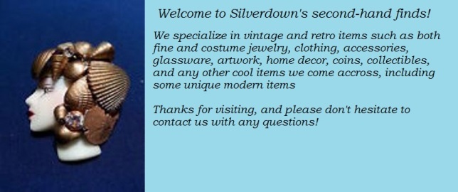 A welcome banner for Silverdown's Second Hand Finds
