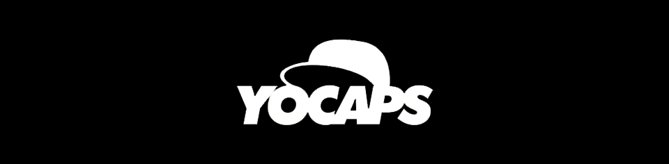 A welcome banner for YoCaps Booth!