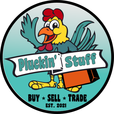 A welcome banner for The Pluckin' Stuff Coop  
