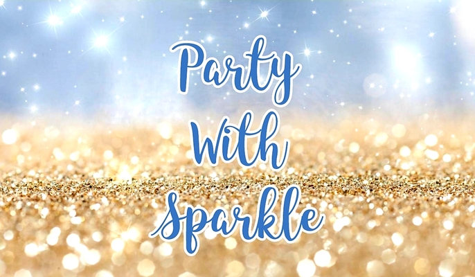 A welcome banner for Partywithsparkle 