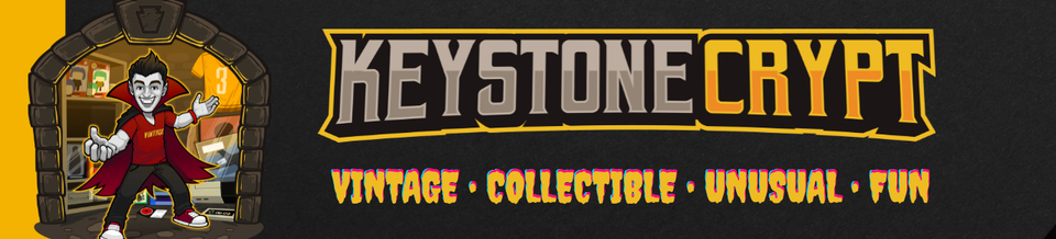 A welcome banner for Keystone Crypt
