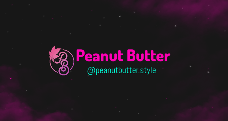 A welcome banner for peanutbutter.style