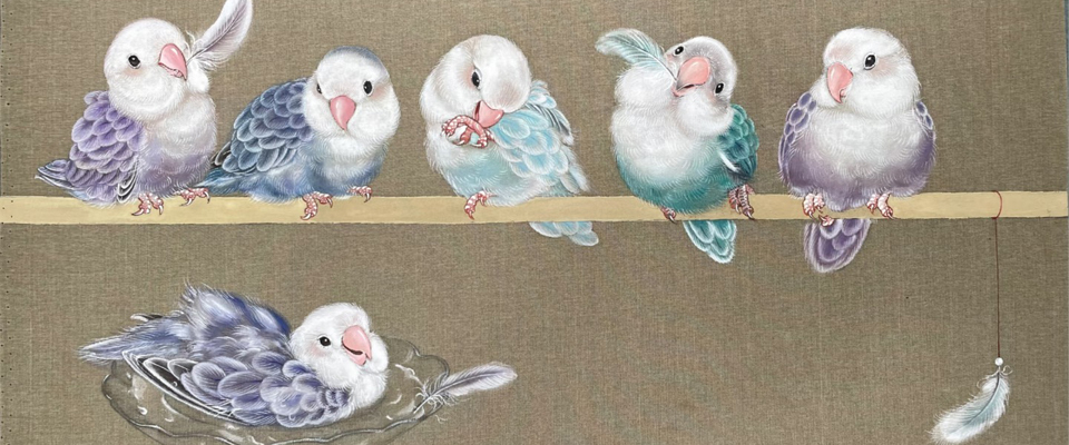 A welcome banner for Annie's store