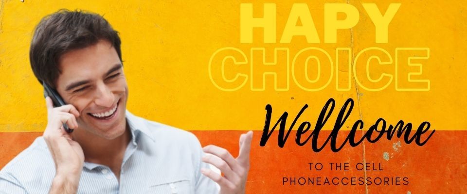 A welcome banner for Happy Choice_'s booth