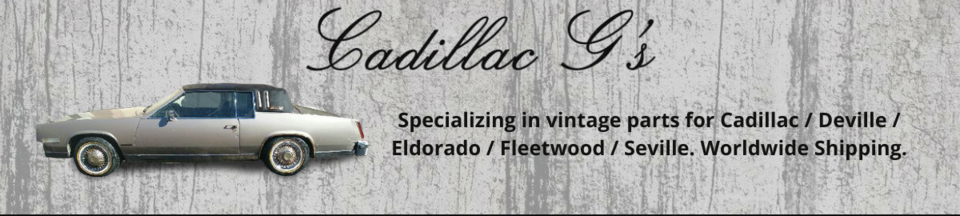A welcome banner for Cadillac G's