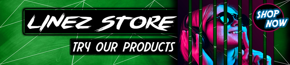A welcome banner for LINEZ_STORE Booth