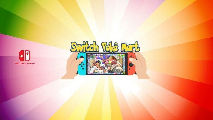 A welcome banner for Switch Poké Mart
