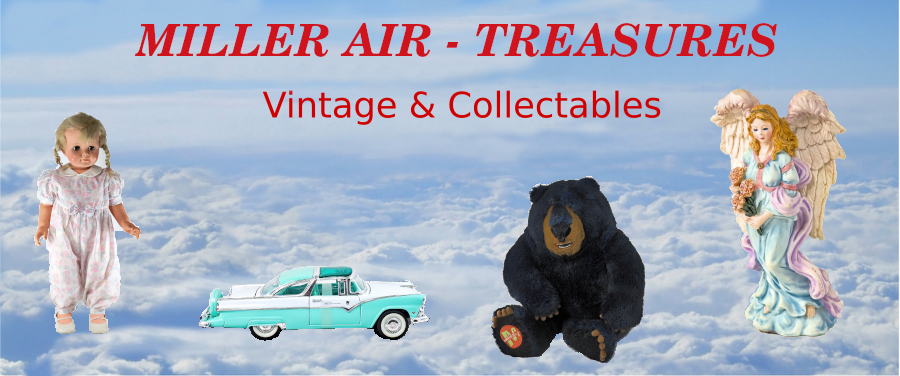 A welcome banner for Miller Air Treasures