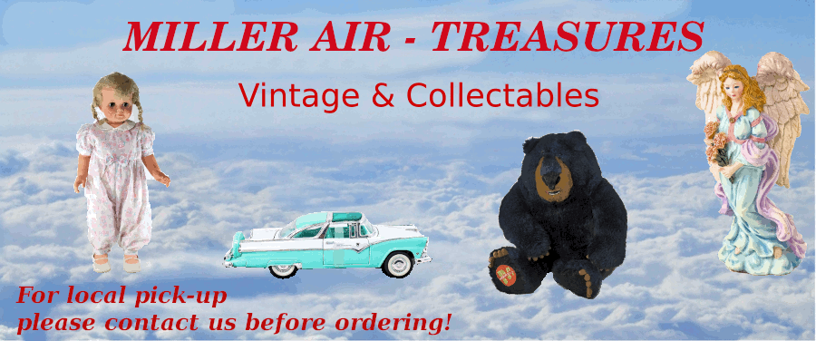 A welcome banner for Miller Air Treasures