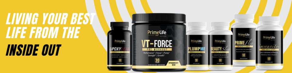 A welcome banner for Primelife_Nutrition