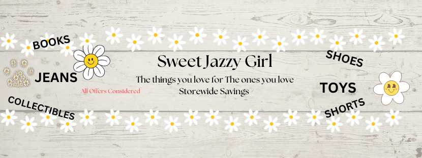 A welcome banner for Vicki's store