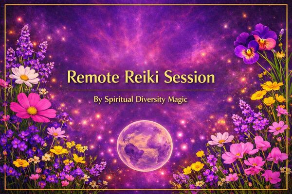 A welcome banner for Spiritual Diversity Magic