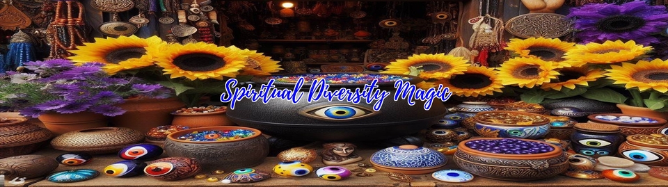 A welcome banner for Spiritual Diversity Magic