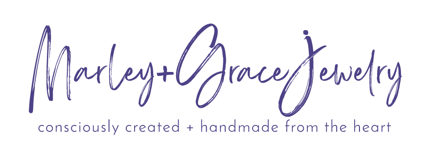 A welcome banner for Marley+Grace Jewelry | dainty gemstone, sterling silver + gold vermeil jewelry 